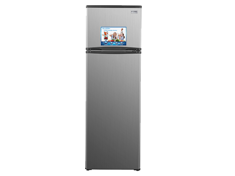 257L DEFROST REFRIGERATOR METALLIC